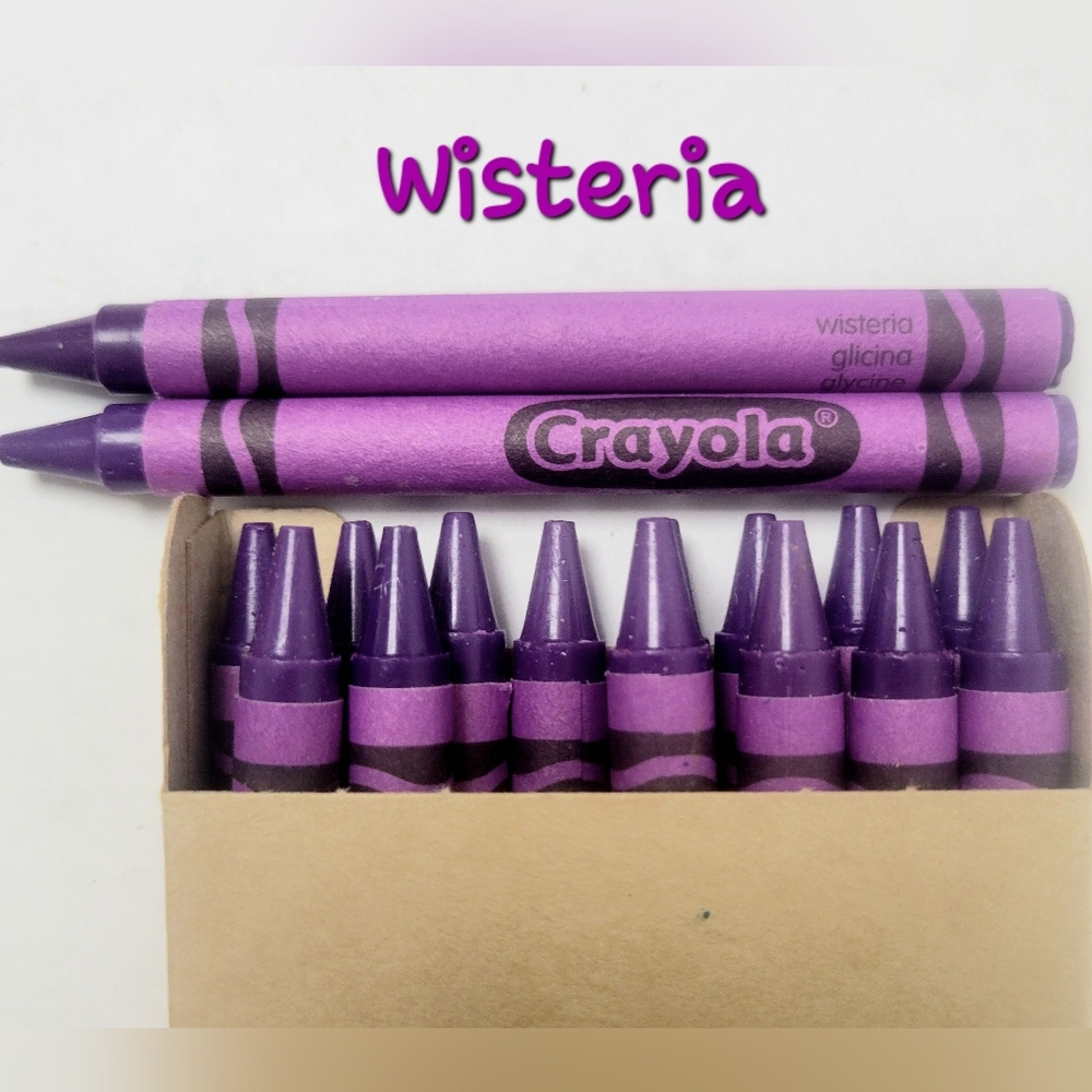 16ct Crayola Crayons (Wisteria) Single Color Bulk Lot